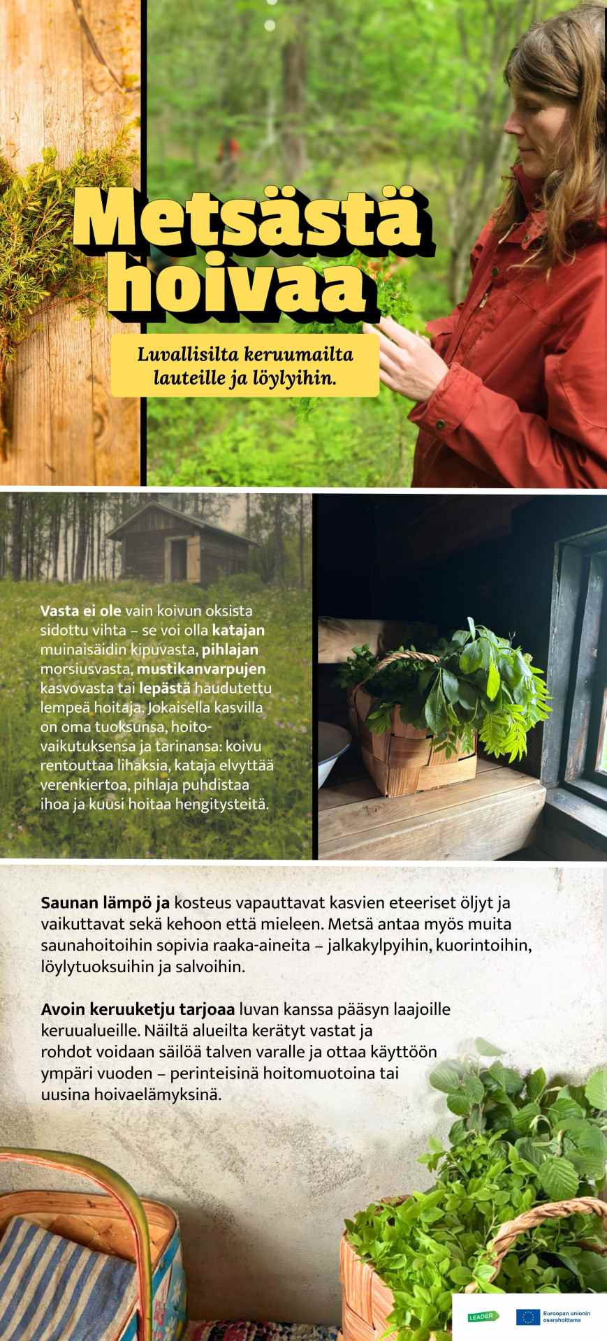Metsästä hoivaa